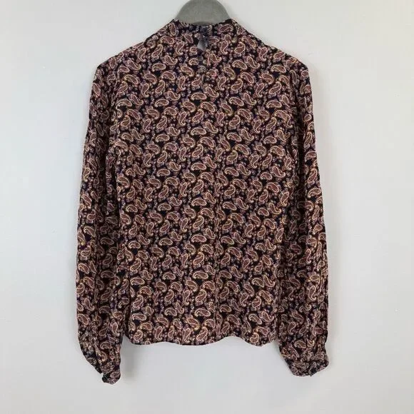 Vanessa Bruno Paolo Paisley Top 🩶 - Picture 9 of 11